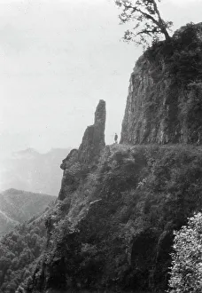 Chakrata Gallery: Mountains between kalsi and Chakrata, India, 1917