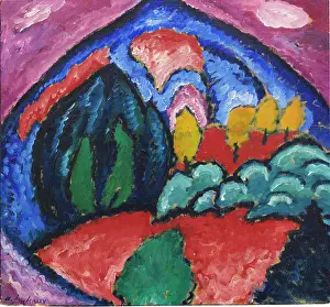 Javlensky Prints: Mountains in Oberstdorf, 1912. Creator: Javlensky, Alexei, von (1864-1941)