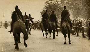 March Collection: Mounted police baton-charging marchers, Means Test protests, Hyde Park, London, 1932, (1933)