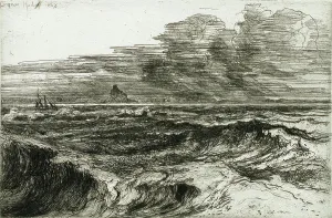 Etching And Drypoint Prints: Mount's Bay, 1868. Creator: Francis Seymour Haden