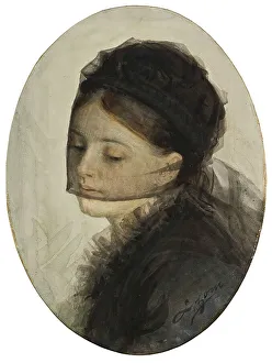 Zorn Anders Prints: In Mourning, 1880. Creator: Anders Leonard Zorn