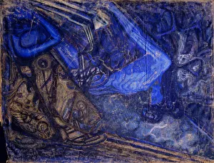 Images Dated 19th June 2013: Mourning the Death of Michail Vrubel, 1910-1911. Artist: Denisov, Vasily Ivanovich (1862-1921)