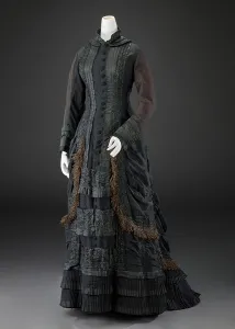 1875 Prints: Mourning Dress, about 1875. Creator: Unknown