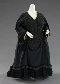 Mourning Dress Gallery: Mourning dress, British, 1894. Creator: Unknown