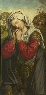 Budapest Collection: The Mourning Mary Magdalene, c. 1500. Creator: Coter, Colijn de (ca. 1445-ca. 1540)