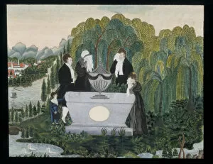 Loss Gallery: Mourning picture, ca. 1810. Creator: Unknown
