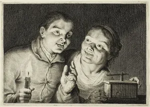 Cornelis Visscher Prints: The Mousetrap, c. 1655. Creator: Cornelis de Visscher