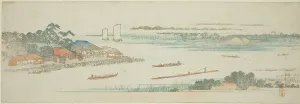 Ebangire Prints: Mouth of the Naka River (Nakagawa guchi no zu)