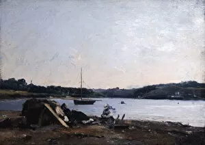 Lansyer Gallery: Mouth of the River, 1868. Artist: Emmanuel Lansyer