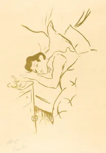 Brothel Prints: Your Mouth (Ta bouche), 1893. Creator: Henri de Toulouse-Lautrec