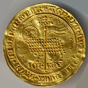Burgundy Prints: Mouton of Jean the Good, French, 1350-64. Creator: Unknown