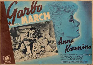 Movie Prints: Movie poster Anna Karenina by Clarence Brown with Greta Garbo in the title role