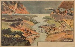 Great War Prints: Movie poster Combat aérien de la Première Guerre Mondiale by Pathé frères