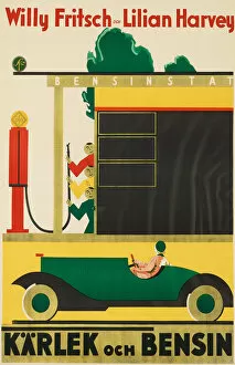 Movie poster The Three from the Filling Station by Wilhelm Thiele, 1930