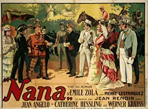 1926 Gallery: Movie poster Nana by Jean Renoir, 1926. Creator: Florit, Francois (active 1920s-1930s)