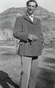 Movie set for a western, between 1896 and 1942. Creator: Arnold Genthe