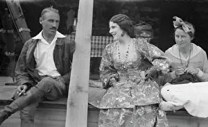Movie set for a western, between 1896 and 1942. Creator: Arnold Genthe