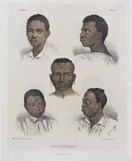 Johann Moritz 1802 1858 Collection: Mozambicans. From Malerische Reise in Brasilien, 1830-1835. Creator: Rugendas