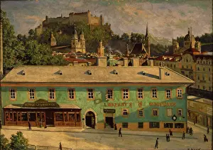Salzburg Prints: The Mozart House in Salzburg, 1920. Creator: Hayd, Karl (1882-1945)