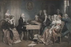Wolfgang Amadeus Mozart Gallery: Mozart in Vienna. Creator: Cornilliet, Jean Baptiste Alfred (1807-1895)