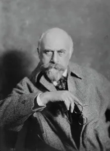 Mr. Albert Sterner, portrait photograph, 1918 Feb. 8. Creator: Arnold Genthe
