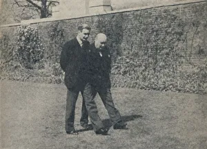 Mr. Anthony Eden Visits The Prime Minister, 1940s, (1945). Creator: Unknown