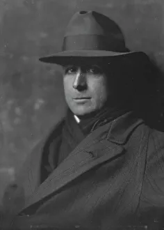 Fedora Prints: Mr. Arthur C. Train, portrait photograph, 1917 Dec. 29. Creator: Arnold Genthe