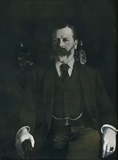 Watch Chain Prints: Mr. Arthur Sanderson At Home, 1901