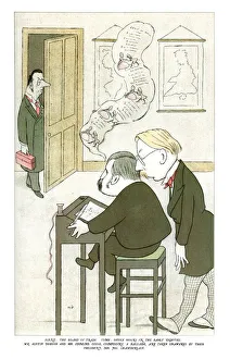 Beerbohm Gallery: Mr Austin Dobson and Mr Edmund Gosse Composing a Ballade, 1904. Artist: Max Beerbohm