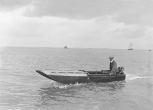 Mr Bakers boat, 1922. Creator: Kirk & Sons of Cowes