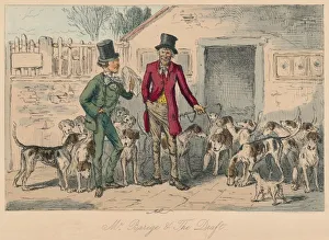 Bradbury And Evans Gallery: Mr. Barege & The Draft, 1854. Artist: John Leech