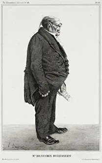 Economist Prints: Mr. Benjamin Dudessert, 1833. Creator: Honore Daumier