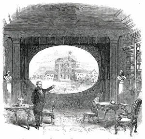 Lecture Prints: Mr. Bunn on the Stage, at the St