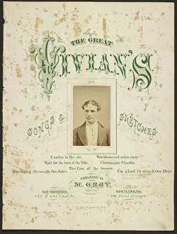 Front Cover Prints: Mr. C. Vivian, 1872. Creator: Bradley & Rulofson