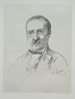 Mr. Champfleury, 1875. Creator: Alphonse Legros (French, 1837-1911)