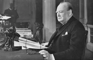 Mr. Churchills V. E. Day Broadcast, 1945 (1955)