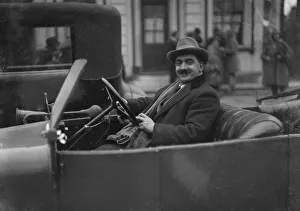 Drivers Seat Prints: Mr Cummings of Essex Motor Club. Artist: Bill Brunell