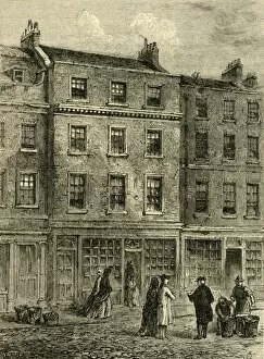 Old And New London Collection: Mr. Davies Shop, Russell Street, (1881). Creator: Unknown