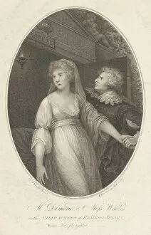 Campbell Collection: Mr. Dimond and Miss Wallis in the Characters of Romeo and Juliet, May 1, 1796