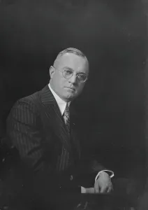 Pinstripe Prints: Mr. Drake, portrait photograph, 1919 Feb. 10. Creator: Arnold Genthe
