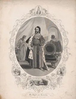 Winters Tale Prints: Mr. Dyott as Leontes: I have drank and seen the Spider'(Winters Tale, Act 2