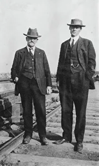 Mr. Edes and Lieut. Mears, between c1900 and 1916. Creator: Unknown