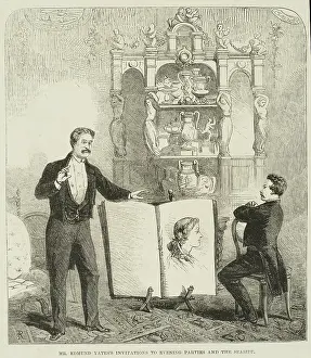 Scrap Book Prints: Mr Edmund Yates Invitations to Evening Parties and the Seaside