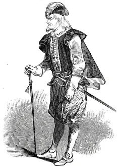 Knowles Prints: Mr. Farren, as Sir Simon Sage, 1845. Creator: Unknown