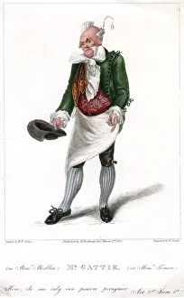 Mr Gattie as Monsieur Morbleu in Monsieur Tonson, 1822. Artist: R Cooper