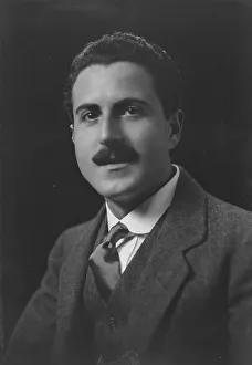 Mr. George Metaxa, portrait photograph, 1918 Dec. 6. Creator: Arnold Genthe