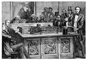 Mr Gladstone attacking Mr Disraelis first budget, 1852