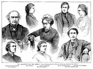 Mr Gladstone and his Family, 19th century