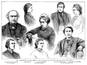 Mr Gladstone and his Family, 19th century Mr Gladstone and his Family, 19th century