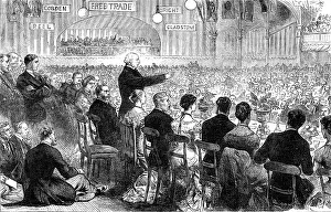 Guests Prints: Mr. Gladstone at Leeds: the Banquet, 1881. Creator: Unknown